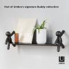 Umbra Buddy Floating Wall Shelf(Black)