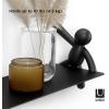 Umbra Buddy Floating Wall Shelf(Black)