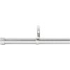 Umbra Cappa, 1-1/4” Adjustable Curtain Rod for Windows – 72 to 144” Drapery Rod, Nickel & 242731-782-REM Basic Curtain Drapery Holdback for Window, Silver/Nickel 5 x 4.8 x 2.8 inches