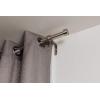 Umbra Cappa, 1-1/4” Adjustable Curtain Rod for Windows – 72 to 144” Drapery Rod, Nickel & 242731-782-REM Basic Curtain Drapery Holdback for Window, Silver/Nickel 5 x 4.8 x 2.8 inches