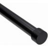 Umbra Cappa 1-1/4” Adjustable Curtain Rod for Windows in Single or Double, 36 to 72-Inches, Nickel
