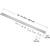 Umbra Cappa Adjustable Curtain Rods for Windows (72-144 inches) – Nickel