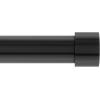 Umbra Cappa Curtain Rod Set, Includes Brackets & Hardware, 66 to 180-Inches, Black