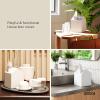 Umbra Casa Tissue Box Cover – Adorable House Shaped Square Tissue Box Holder for Bathroom, Bedroom or Office, White(White)