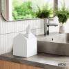 Umbra Casa Tissue Box Cover – Adorable House Shaped Square Tissue Box Holder for Bathroom, Bedroom or Office, White(White)