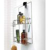 Umbra Cubiko Metal Shower Caddy, Hangs Over the Shower Head, Black(Gray)
