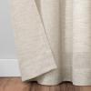 Umbra Dagen Slub Textured Sheer Grommet 95 in Long x 50 in Wide Window Curtain Panel, White(Light Bronze)
