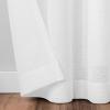 Umbra Dagen Slub Textured Sheer Grommet 95 in Long x 50 in Wide Window Curtain Panel, White(White)