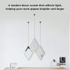 Umbra Dima Mirrors, Set of 3, Trio of Decorative Mirrors(Black)