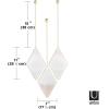 Umbra Dima Mirrors, Set of 3, Trio of Decorative Mirrors(Brass)