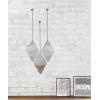 Umbra Dima Mirrors, Set of 3, Trio of Decorative Mirrors(Titanium)