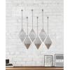 Umbra Dima Mirrors, Set of 3, Trio of Decorative Mirrors(Titanium)