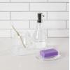Umbra Droplet Acrylic Soap Dish Container For Bathroom – Acrylic Soap Bar Holder For Bath Sink – Nicely Fits Into Amenity Tray and Holds the Soap Bar Preventing It From Dirt and Ensures Zero Waste
