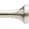 Umbra Ella Curtain 36 to 72 inches Metal Rod, Silver(1″)