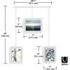 Umbra Exhibit Picture Frames, Set Of 3(White)