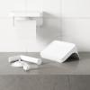 Umbra Flex Adhesive Toilet Paper Holder & Shelf, White