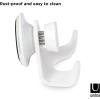 Umbra Flex Shower Storage Accessories with Patented Gel-Lock Technology Suction Cup, 5.8170000000000002 x 7.7469999999999999 x 6.1470000000000002 cm, White(White)
