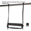 Umbra Flex Shower Storage Accessories with Patented Gel-Lock Technology Suction Cup, Black(Black)
