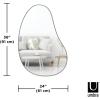 Umbra Hubba Pebble Mirrors(Titanium)