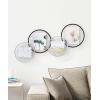 Umbra Infinity Picture Frame, Floating Photo Display for Desk or Wall, 5X7, MAT BRAS(Chrome)