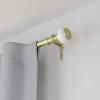 Umbra Marbello Curtain Rod for Window, 36 to 72-Inches, Pewter(Brass)