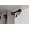 Umbra Marbello Curtain Rod for Window, 36 to 72-Inches, Pewter(Bronze)