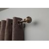 Umbra Marbello Curtain Rod for Window, 36 to 72-Inches, Pewter(Bronze)