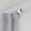 Umbra Marbello Curtain Rod for Window, 36 to 72-Inches, Pewter(Nickel/Steel)