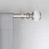 Umbra Marbello Curtain Rod for Window, 36 to 72-Inches, Pewter(Nickel/Steel)
