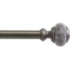 Umbra Marbello Curtain Rod for Window, 36 to 72-Inches, Pewter(Pewter)