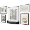 Umbra Matinee Gallery Picture Frame 5 Pack Set, 4×6, 5×7, 8×10(Black)