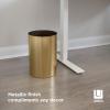 Umbra Metalla 4.75-Gallon(18L) Trash Can, Matte, Brass Look(Brass)