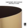 Umbra Metalla 4.75-Gallon(18L) Trash Can, Matte, Brass Look(Brass)