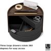 Umbra Moona Storage Box Black/Walnut