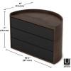 Umbra Moona Storage Box Black/Walnut