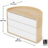 Umbra Moona Storage Box White/Natural(White/Natural)