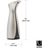 Umbra Otto Automatic Soap Dispenser Touchless, Hands Free Pump for Kitchen or Bathroom, 8.5 oz, Black(Nickel)