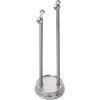 Umbra Palm Double Hand Towel Tree, Brushed Nickel 2 Towels Holder and Accessories Stand for Bathroom Vanities – Slim, Modern, Durable Bars With Base Serves as a Jewelry Tray for Rings, 4.25″ Length x 10.5″ Height x 3.75″ Width, Model:021019-410(Modern)