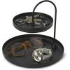 Umbra Poise Large, Double, Attractive Storage You Can Leave Out, Two-Tiered Jewelry Tray, Black(Black)