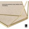 Umbra Prisma Tray, Geometric Plated Jewelry Storage, Matte Brass(Brass)