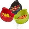 Umbra Rinse Bowl and Strainer, Black(Black)