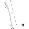 Umbra Shoehorn Premium Silver Long-Handled Metal 18 Inch Horn Stick for Men, Women, Kids, Boots Stainless Steel Heavy-Duty Shoes Remover, Aluminum, 0.4 x 0.4 x 0.4