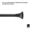 Umbra Sita Adjustable Curtain Rod 36 to 72 Inches(72″-144″ inch)