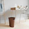 Umbra Skinny Sleek & Stylish Bathroom Trash Can, Small Garbage Can, Wastebasket for Narrow Spaces at Home or Office, 2 Gallon Capacity, Bronze(Bronze)
