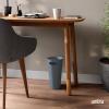 Umbra Skinny Sleek & Stylish Bathroom Trash Can, Small Garbage Can, Wastebasket for Narrow Spaces at Home or Office, 2 Gallon Capacity, Bronze(Slate Blue)