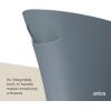 Umbra Skinny Sleek & Stylish Bathroom Trash Can, Small Garbage Can, Wastebasket for Narrow Spaces at Home or Office, 2 Gallon Capacity, Bronze(Slate Blue)