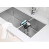 Umbra Sling Kitchen Sink Caddy Sponge Holder, Hangs Over Faucet or Divider, Single, Black(Black)