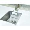 Umbra Sling Kitchen Sink Caddy Sponge Holder, Hangs Over Faucet or Divider, Single, Black(Dark Grey)