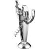Umbra Spike, 3-in-1 Cactus Bottle Opener, Corkscrew, and Foil Cutter, Chrome
