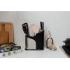 Umbra Spoon & Utensil Rest, Black/Nickel